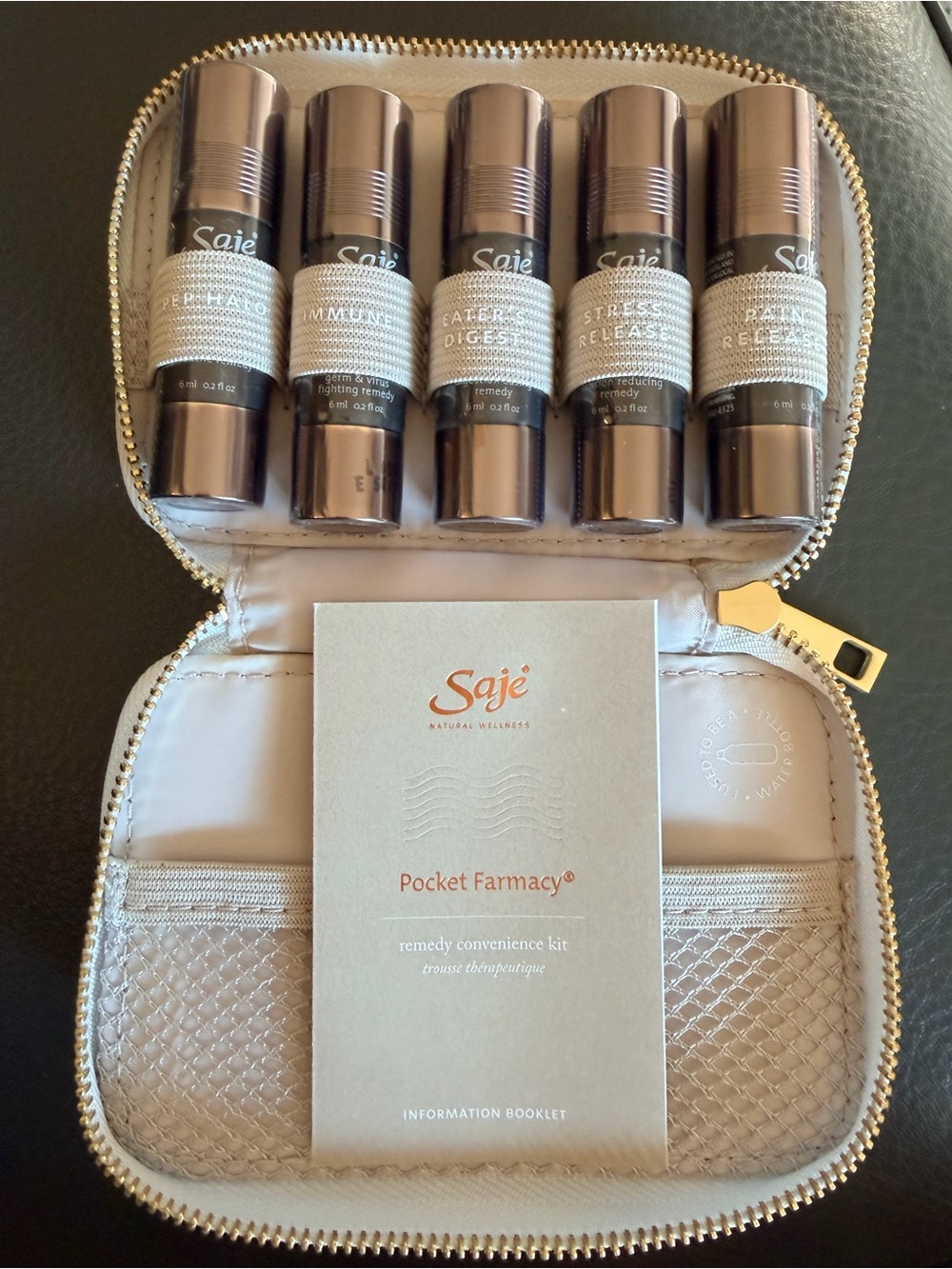 Saje Pocket Farmacy Physical Edition Remedy Kit 5 Pc 6ml essential oil New